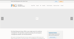 Desktop Screenshot of payrollresourcegroup.com